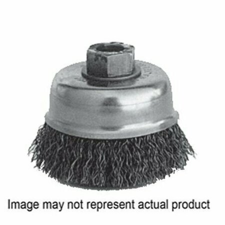 KT INDUSTRIES 5-3155 5x5/8-11 Crimp Cup Brush 458501